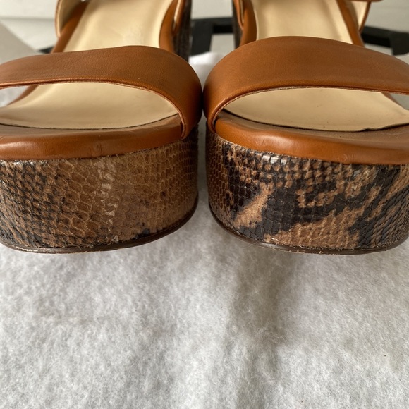 Monet Platform/Wedge Open Toe Shoes Size 7M - Picture 8 of 10